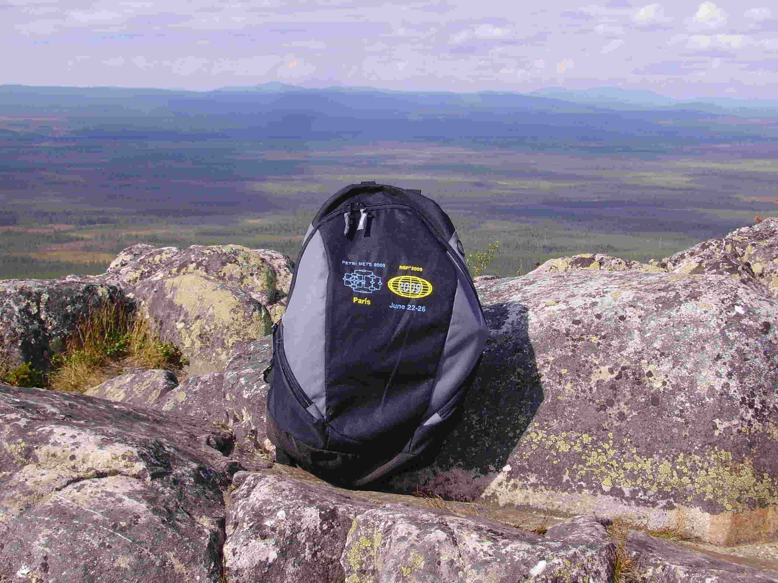 [a photo of Petri net bag in Finnish Lapland]