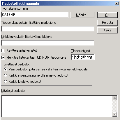 Tiedostolinkkimuunnin