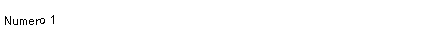 Text Box: Numero 1